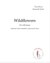 Wildflowers SA choral sheet music cover